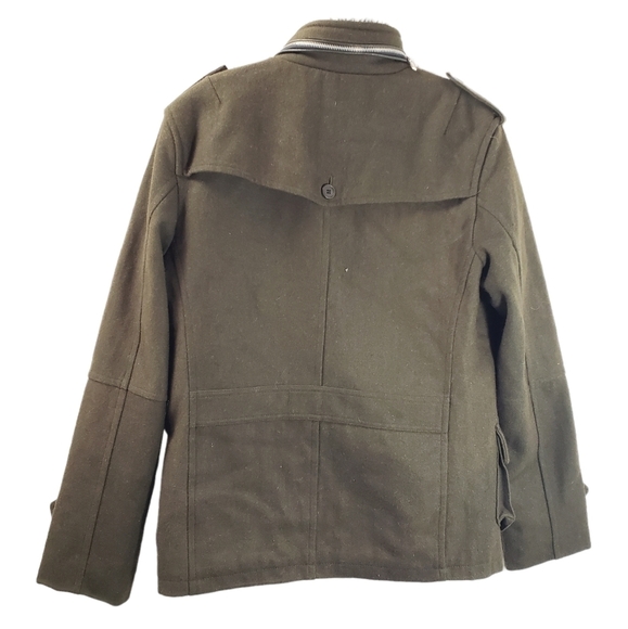 Khoon Womens Size Large Army Style Coat - Picture 6 of 7